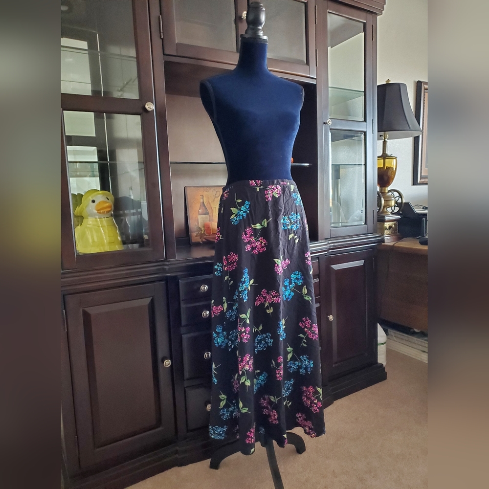 Black maxi skirt
